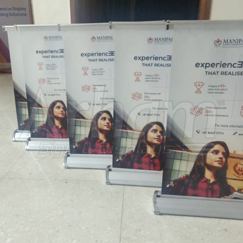 Table Top Roll Up Standee